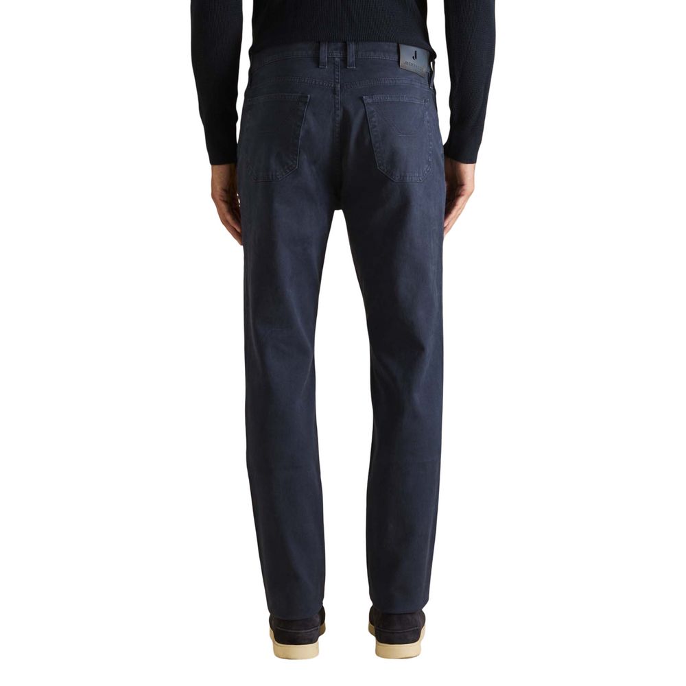 Jeckerson Blue Cotton Skinny Jeans