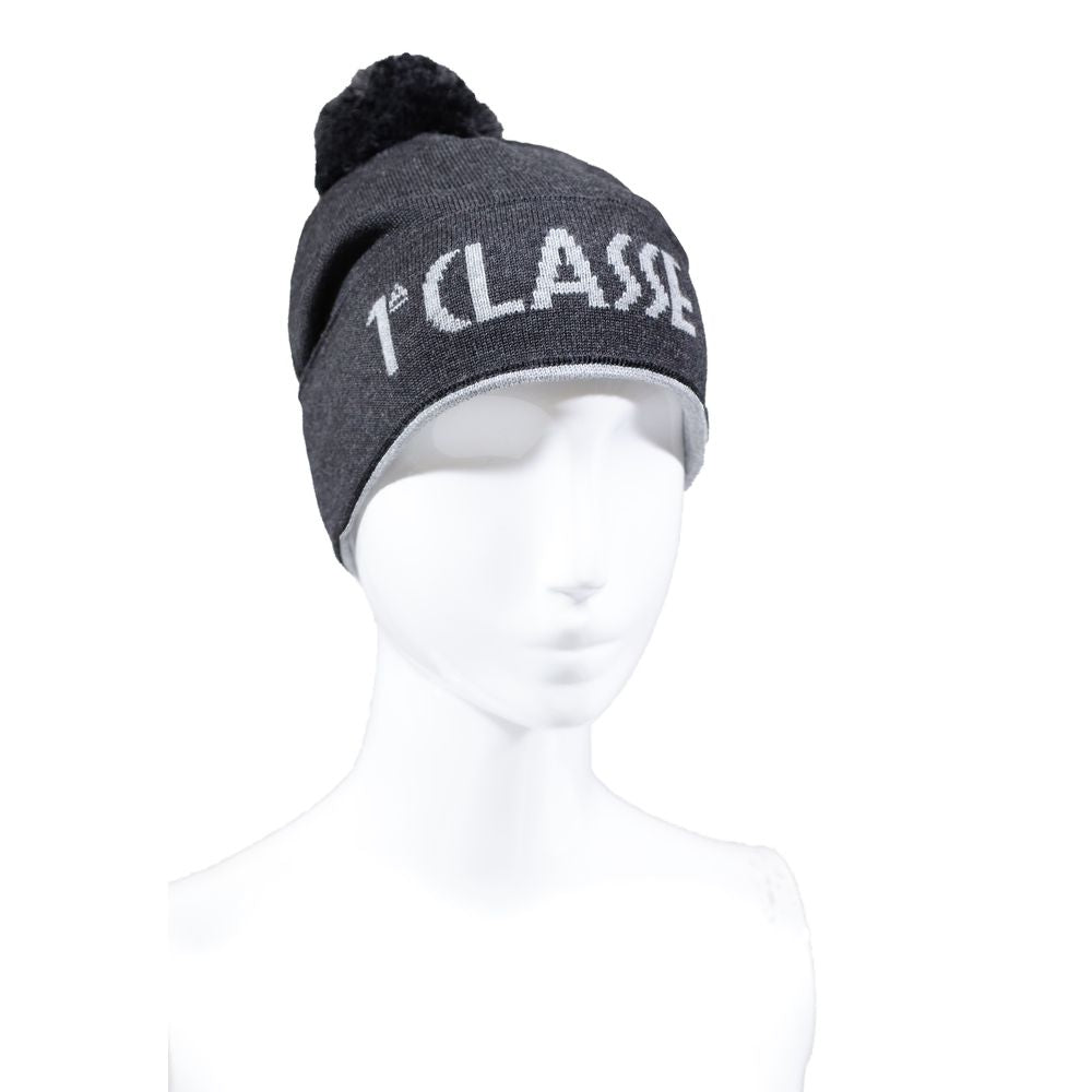 Alviero Martini Prima Classe Gray Wool Cap Baseball Hat