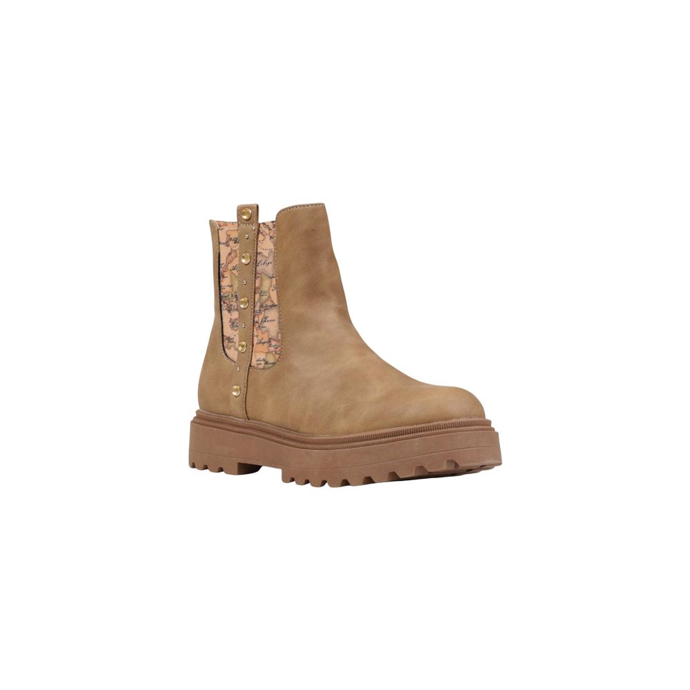 Alviero Martini Prima Classe Beige Polyethylene Ankle Boots Alviero Martini Prima Classe