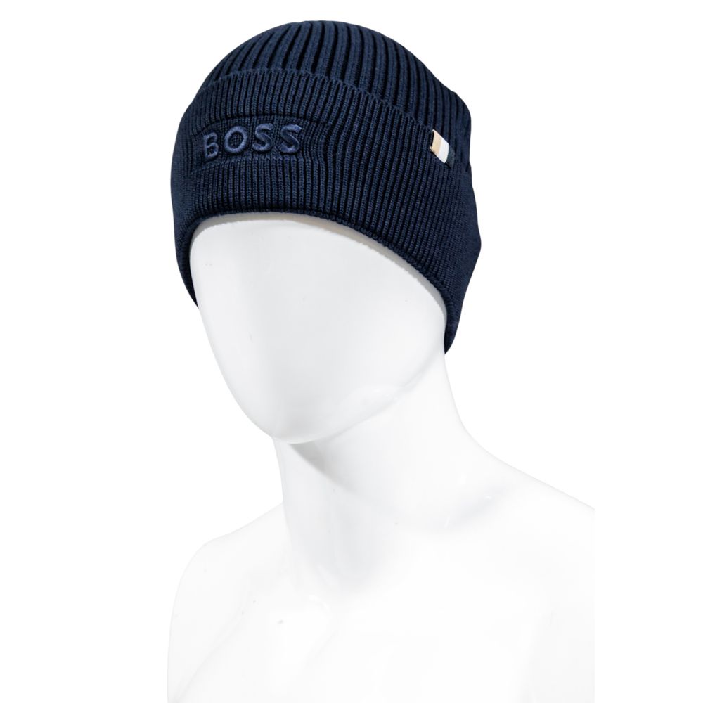 Hugo Boss Blue Cotton Cap Baseball Hat