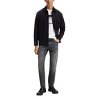 Hugo Boss Gray Cotton Relaxed Fit Jeans Hugo Boss
