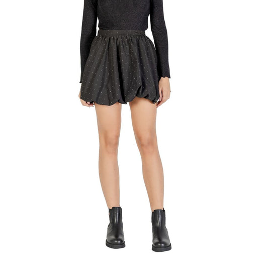 Jacqueline De Yong Black Polyester Mini Skirt Jacqueline De Yong