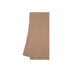 Beige Pieces recycled polyester scarf draped, showcasing soft fabric and lightweight design for casual and eco-friendly fashion.