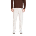 Gianni Lupo Cream Cotton Relaxed Fit Jeans - Eljoys Fashion 