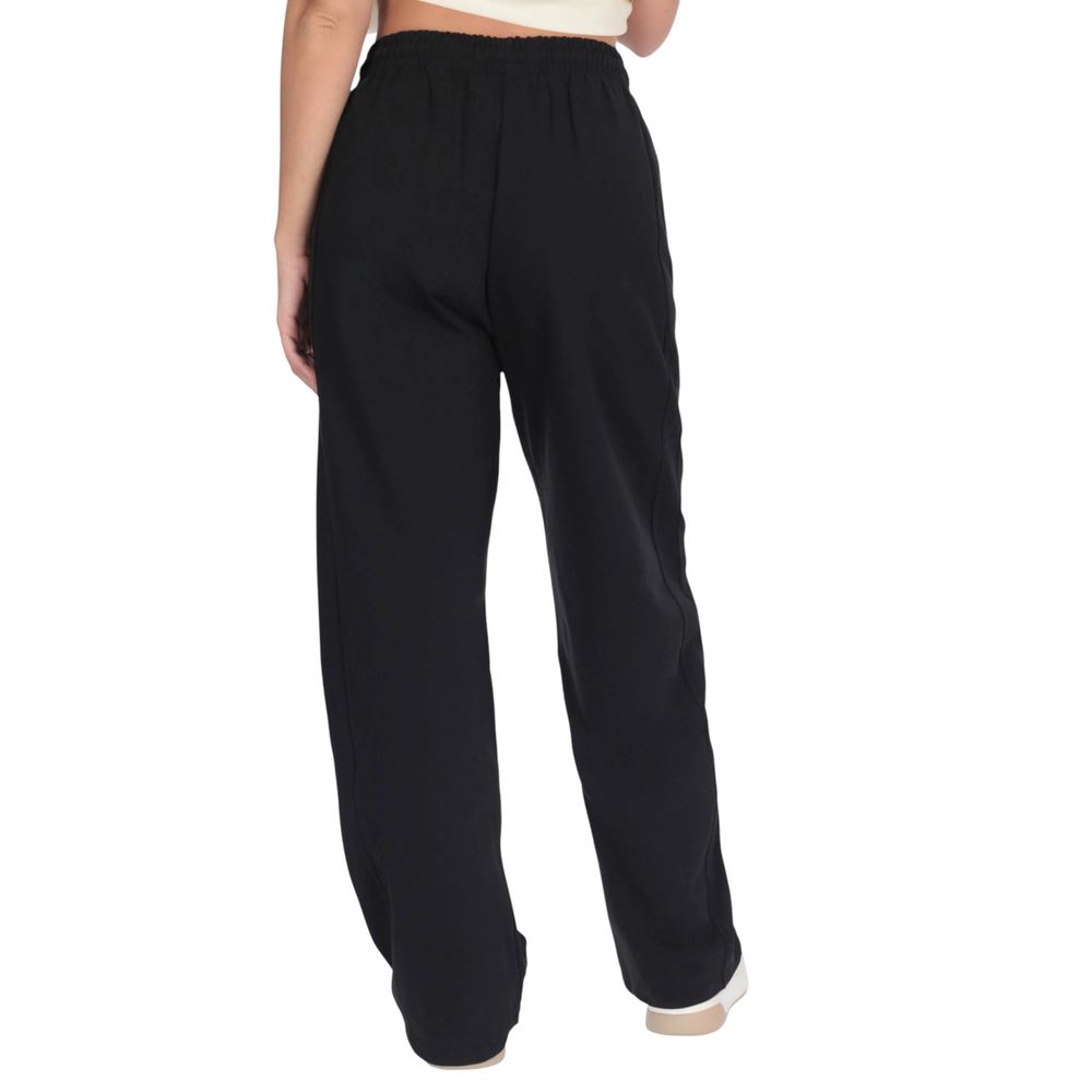 County of Milan Black Cotton Joggers Workout Pants