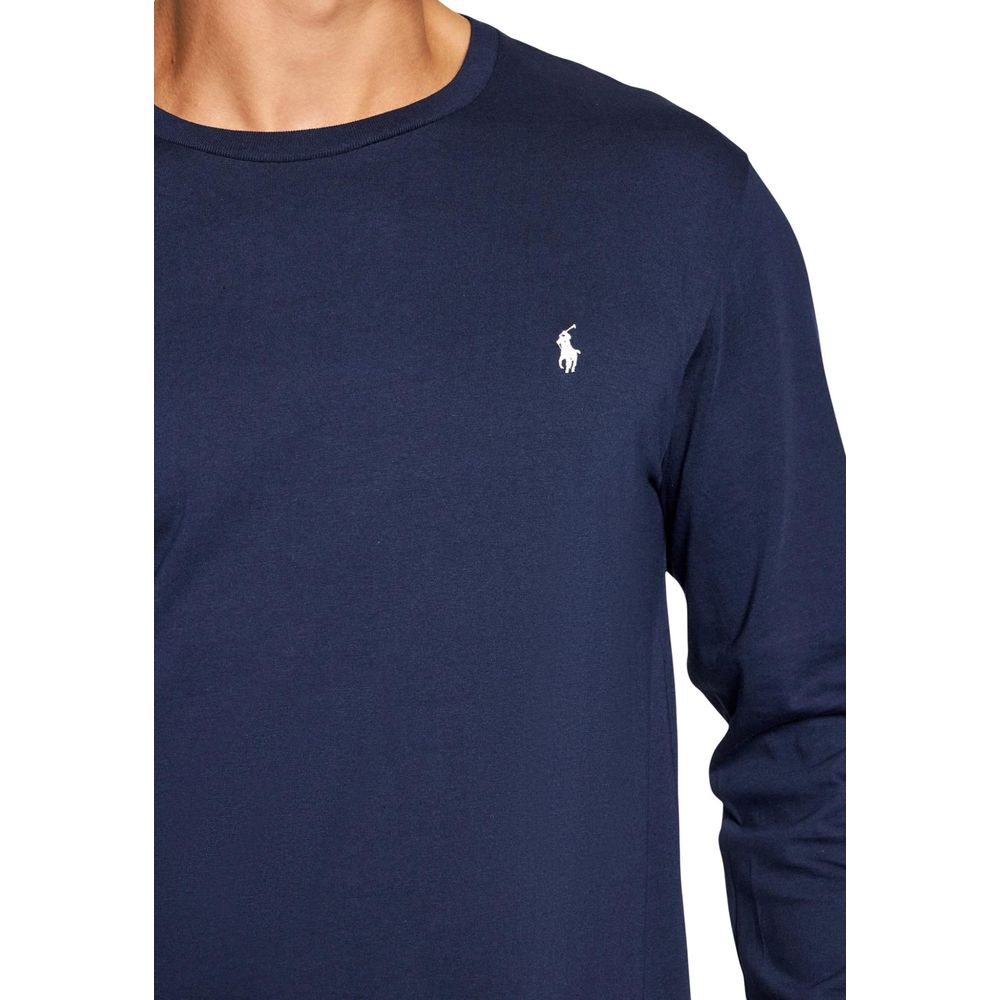 Ralph Lauren Blue Cotton Long Sleeve T-Shirt Ralph Lauren