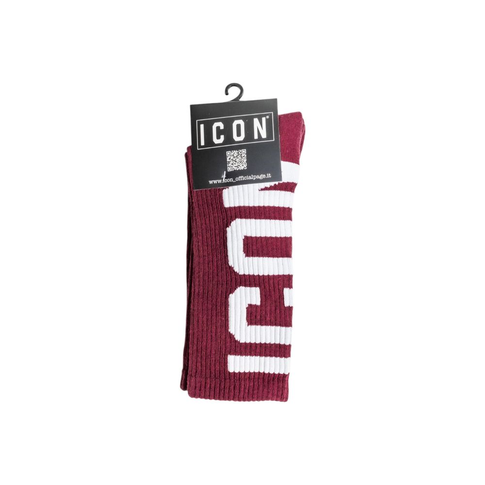Icon Bordeaux Cotton Socks Icon
