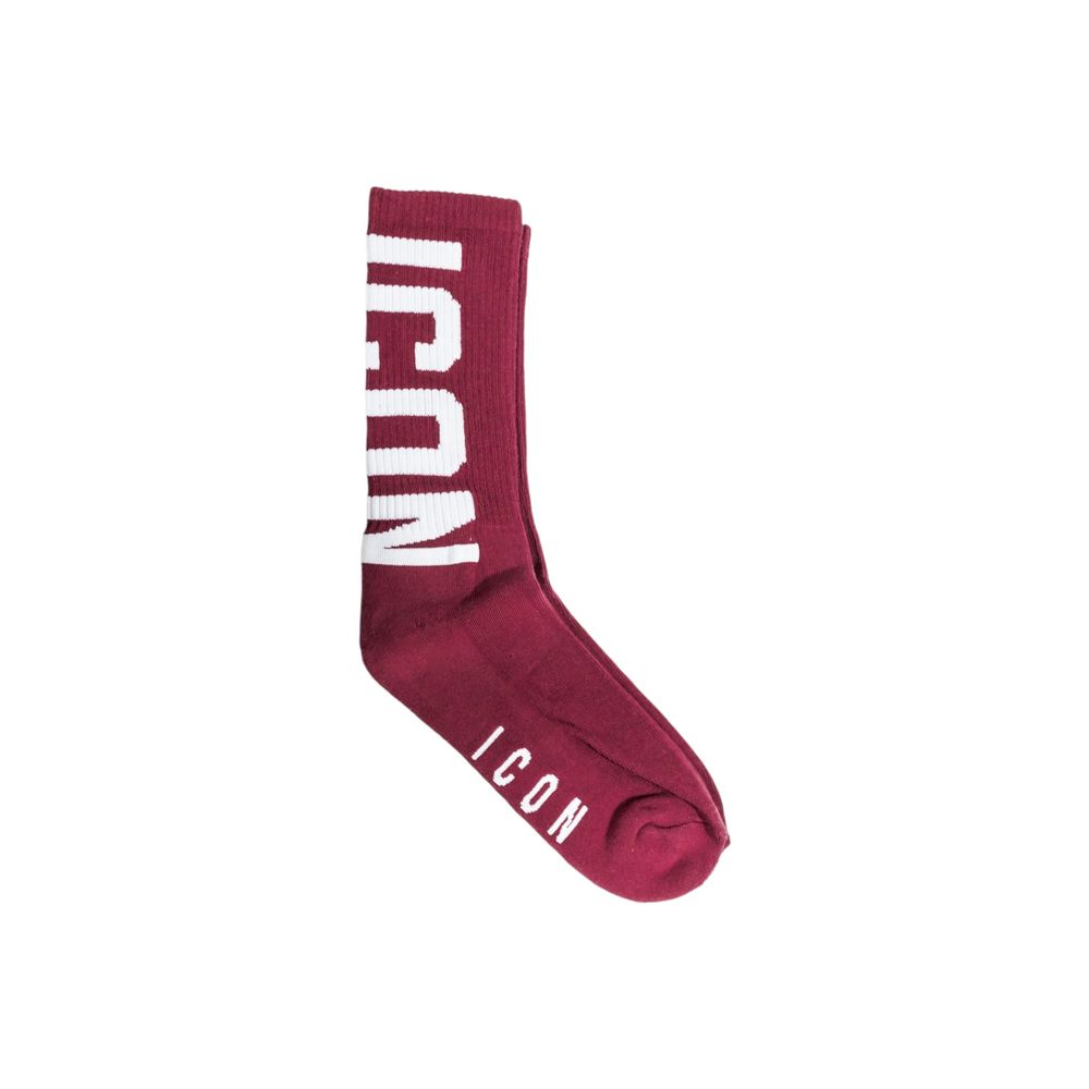 Icon Bordeaux Cotton Socks Icon