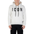 Icon Black And White Cotton Hoodie