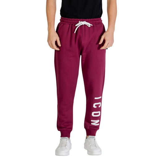 Icon Bordeaux Cotton Joggers Workout Pants