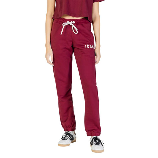 Icon Bordeaux Cotton Joggers Workout Pants