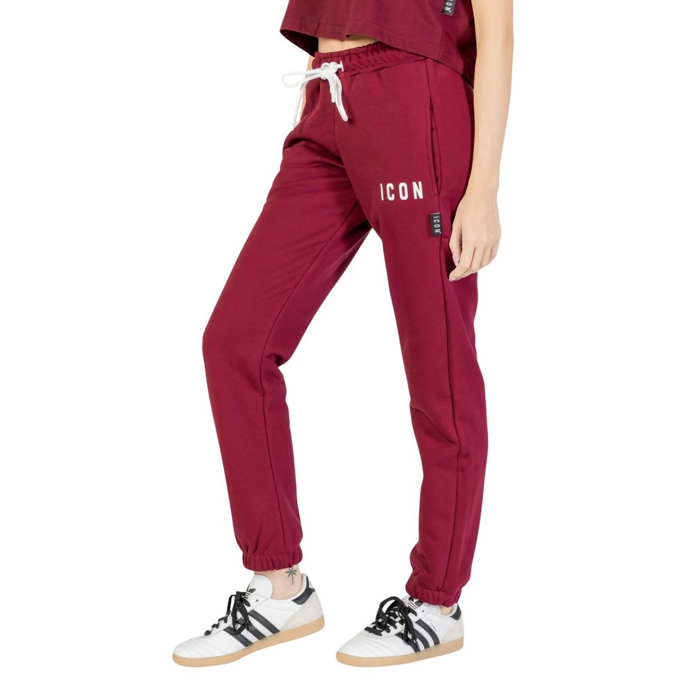 Icon Bordeaux Cotton Joggers Workout Pants
