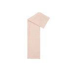 Pink recycled polyester scarf by Only, showcasing lightweight fabric with a soft texture and subtle sheen in a close-up view.