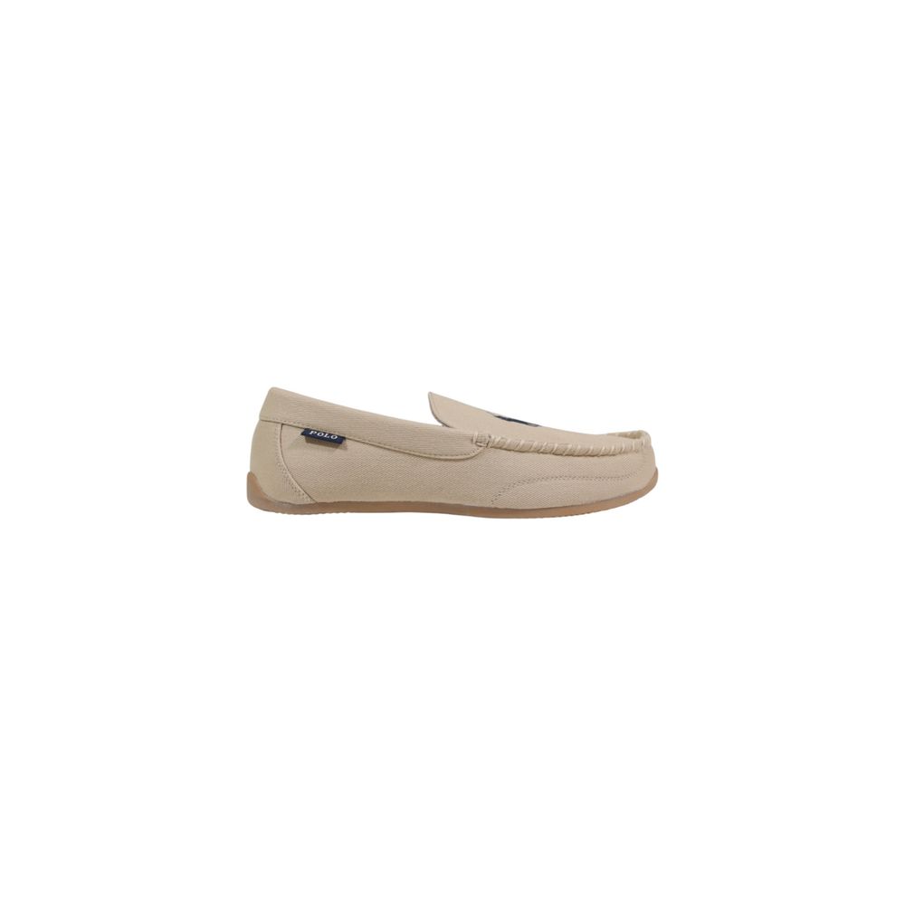 Ralph Lauren Beige Textile Slippers Ralph Lauren