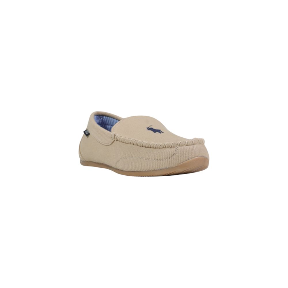 Ralph Lauren Beige Textile Slippers Ralph Lauren