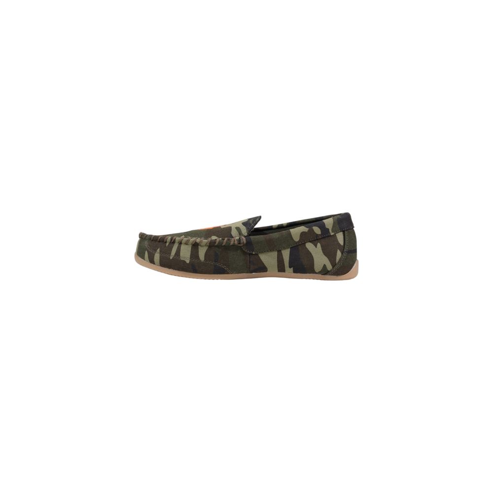 Ralph Lauren Green Textile Slippers Ralph Lauren