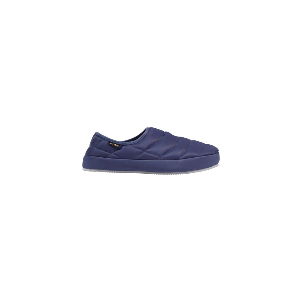 Ralph Lauren Blue Textile Slippers Ralph Lauren