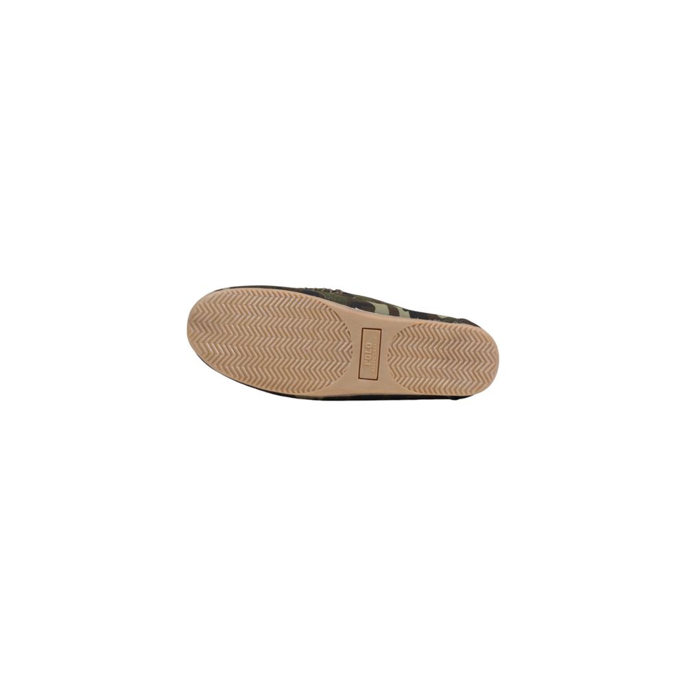 Ralph Lauren Green Textile Slippers Ralph Lauren