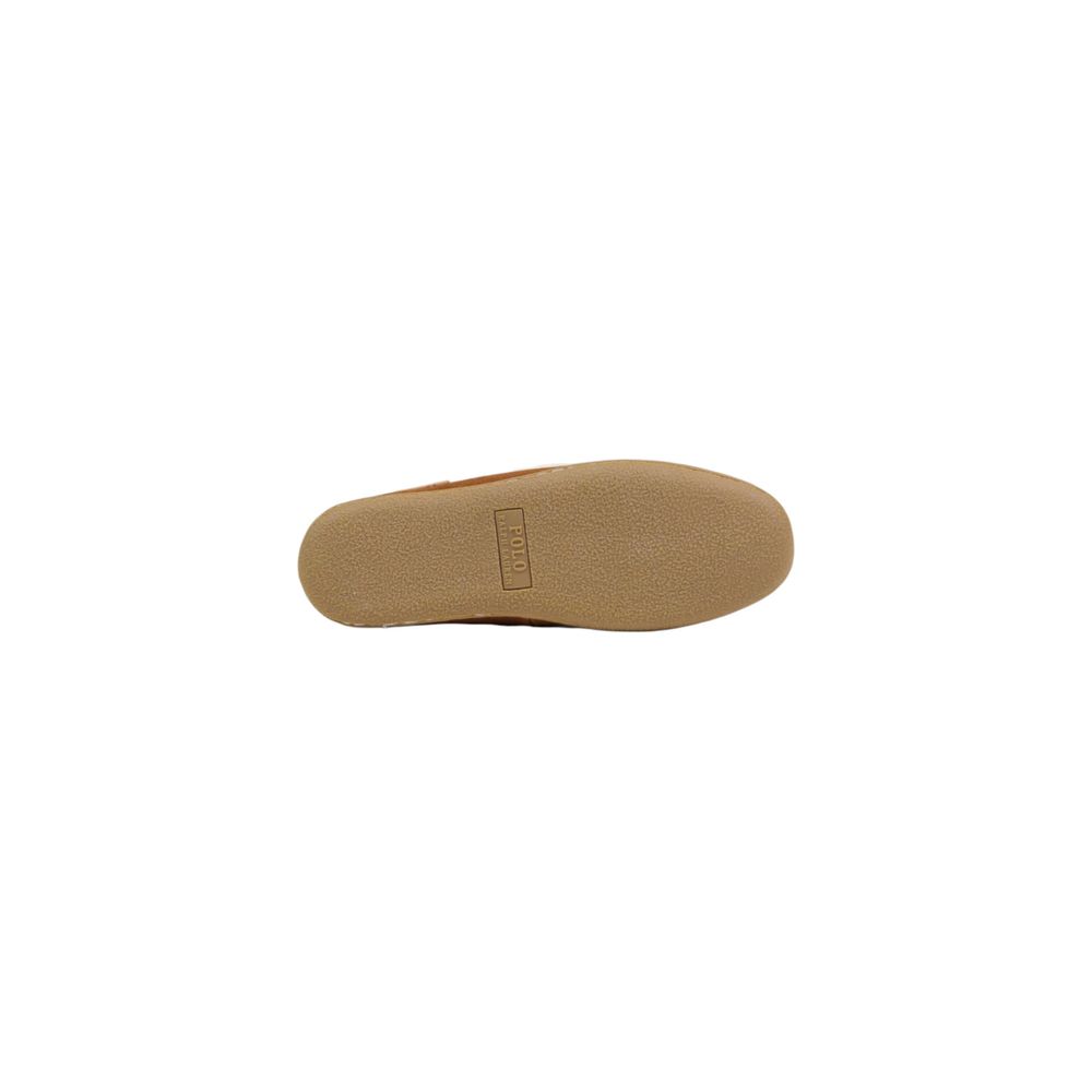 Ralph Lauren Brown Suede Leather Slippers Ralph Lauren