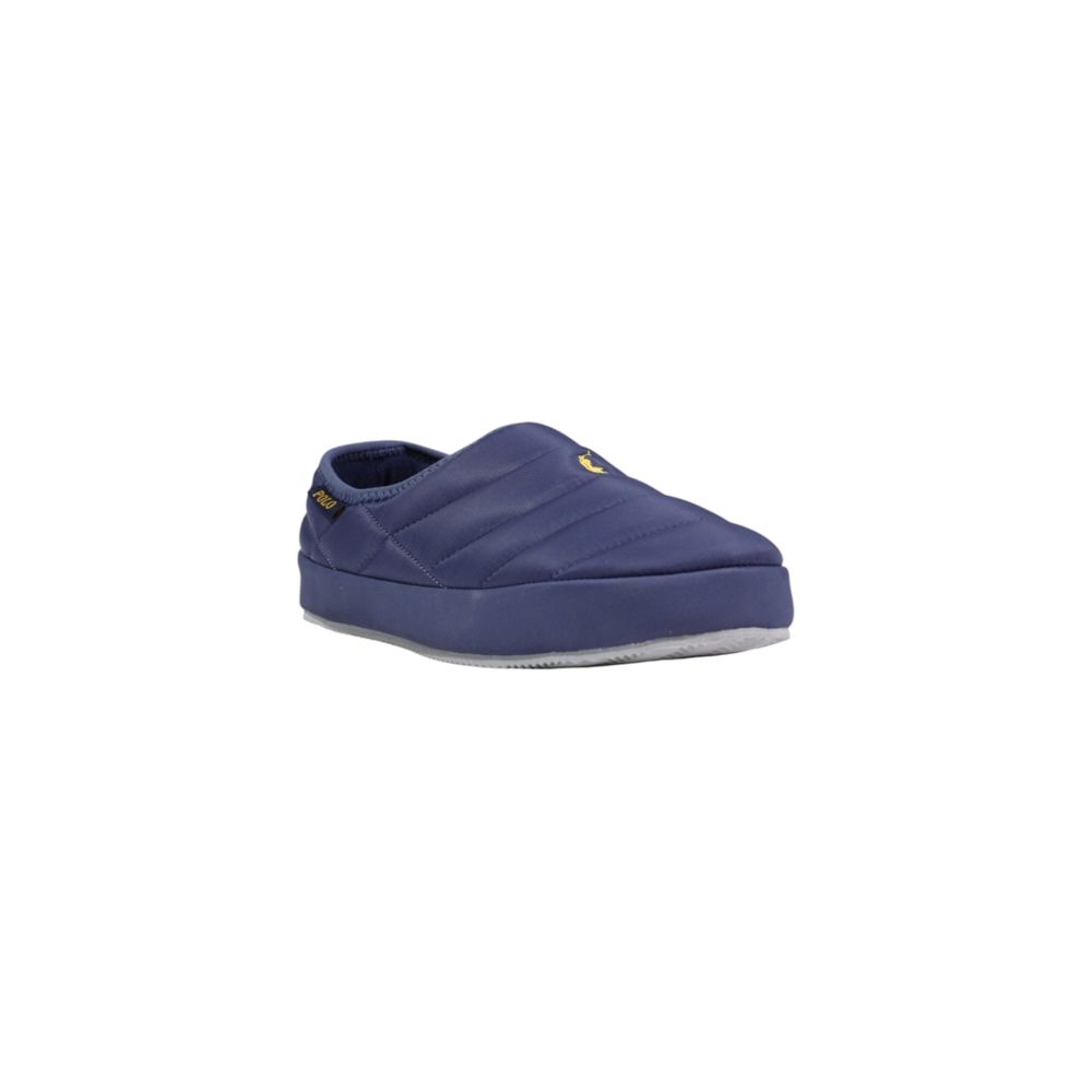 Ralph Lauren Blue Textile Slippers Ralph Lauren