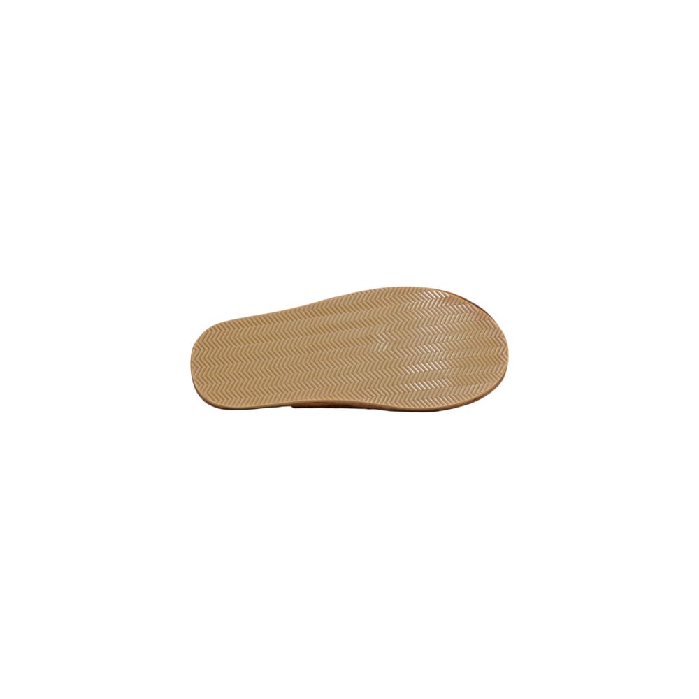 Ralph Lauren Brown Textile Slippers Ralph Lauren