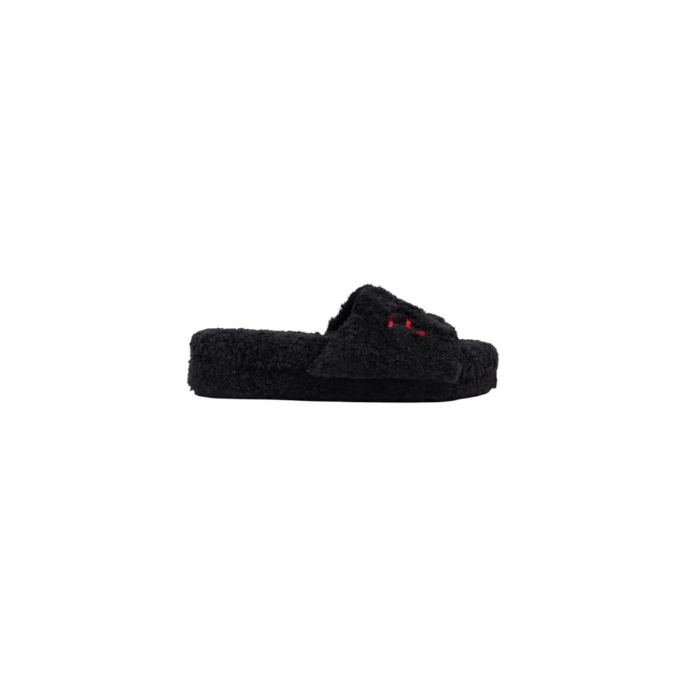 Ralph Lauren Black Textile Slippers Ralph Lauren