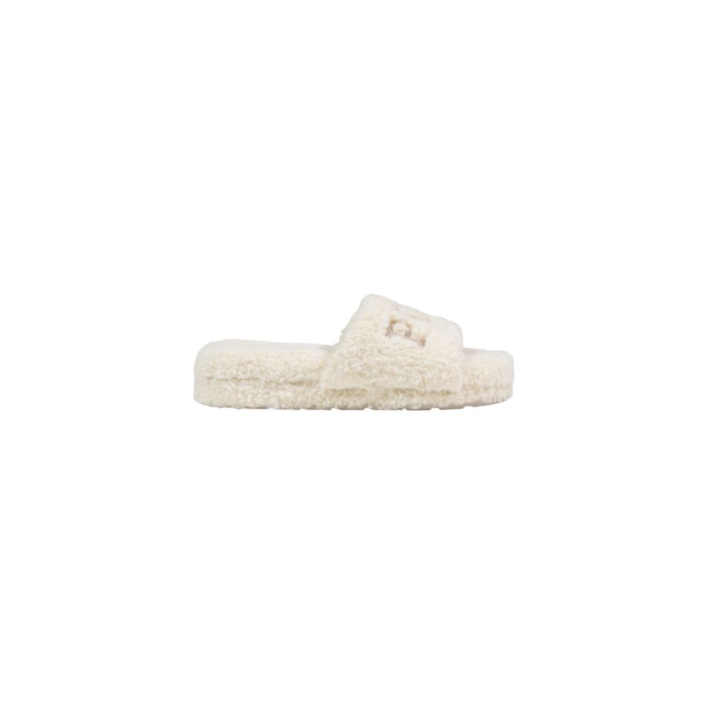 Ralph Lauren Cream Textile Slippers Ralph Lauren