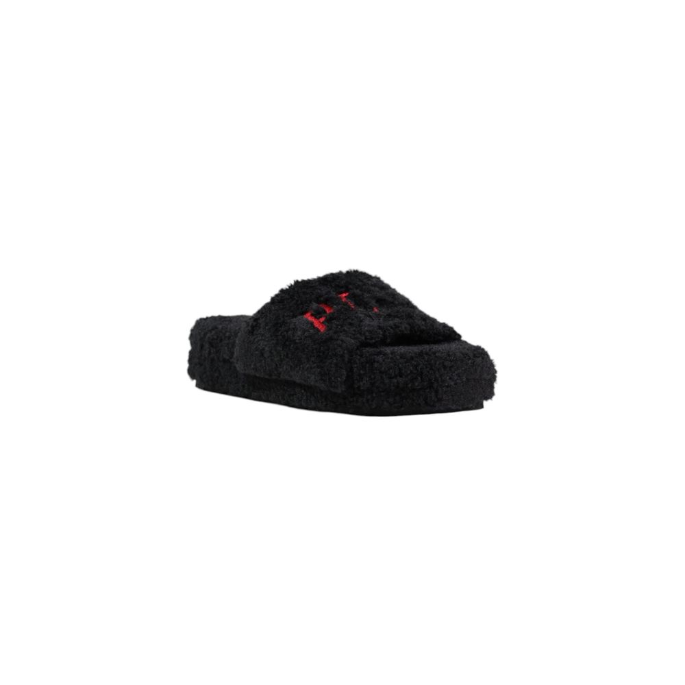 Ralph Lauren Black Textile Slippers Ralph Lauren