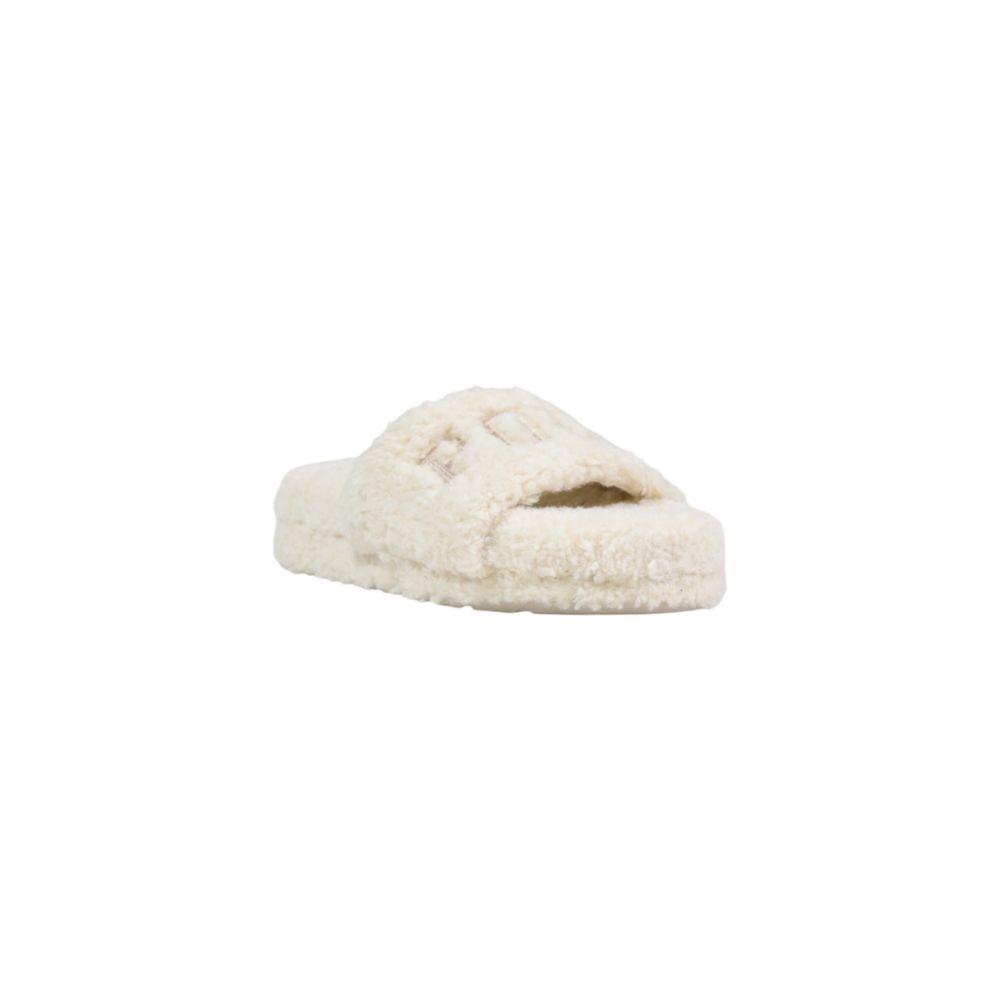 Ralph Lauren Cream Textile Slippers Ralph Lauren