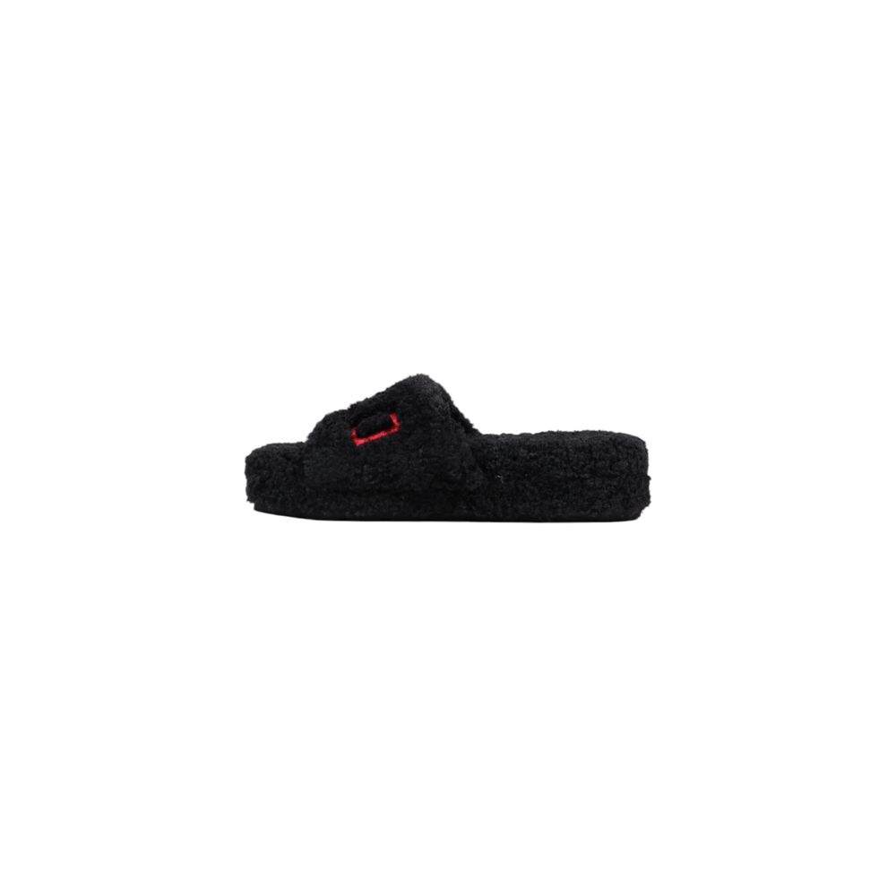 Ralph Lauren Black Textile Slippers Ralph Lauren