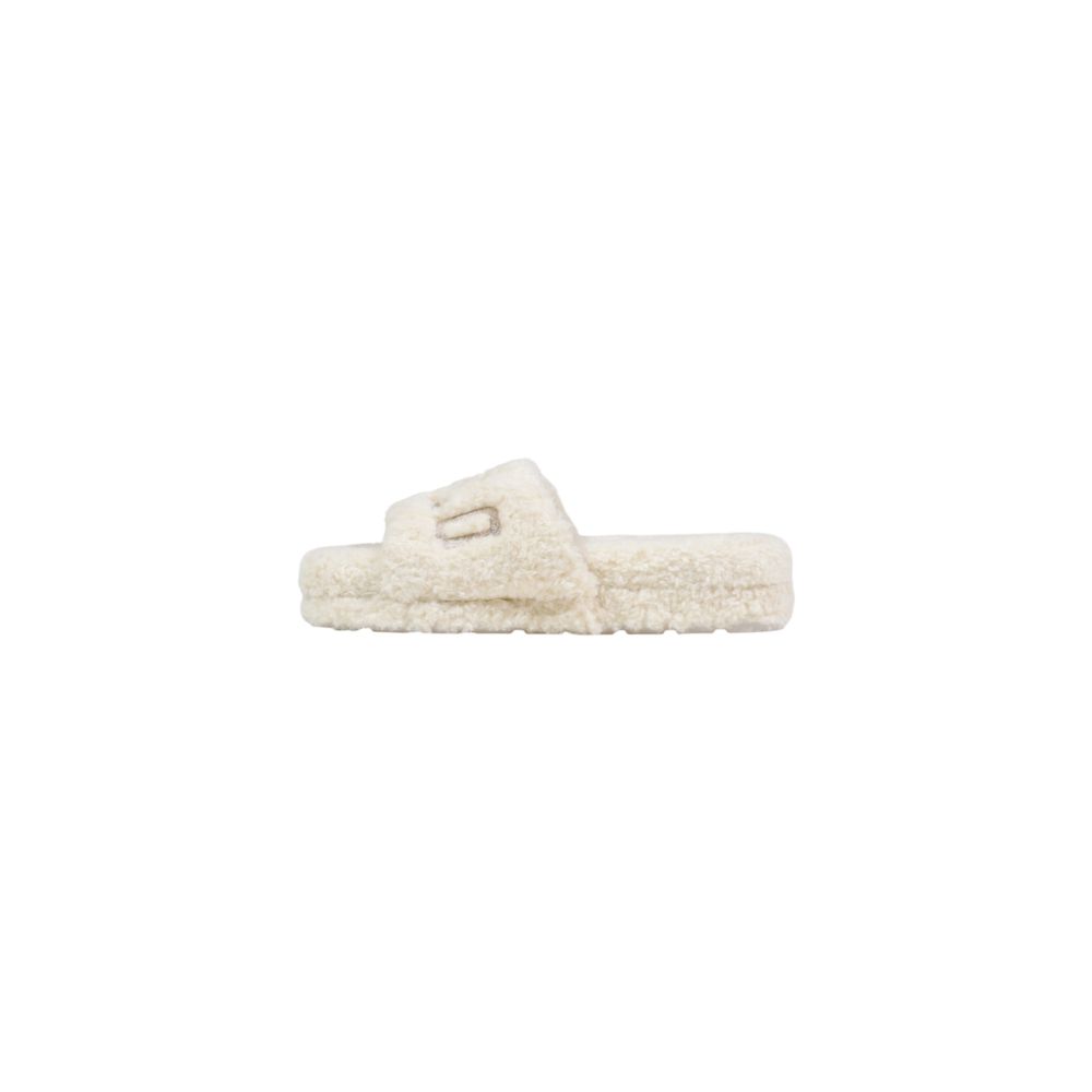 Ralph Lauren Cream Textile Slippers Ralph Lauren