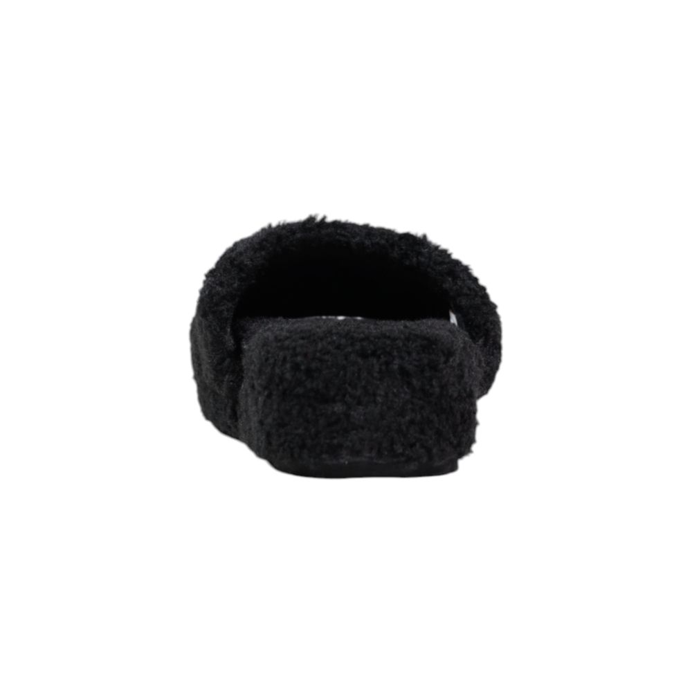 Ralph Lauren Black Textile Slippers Ralph Lauren
