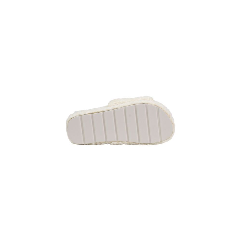 Ralph Lauren Cream Textile Slippers Ralph Lauren