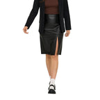 Only Black Polyester Long Skirt Only