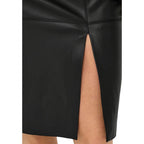 Only Black Polyester Long Skirt Only