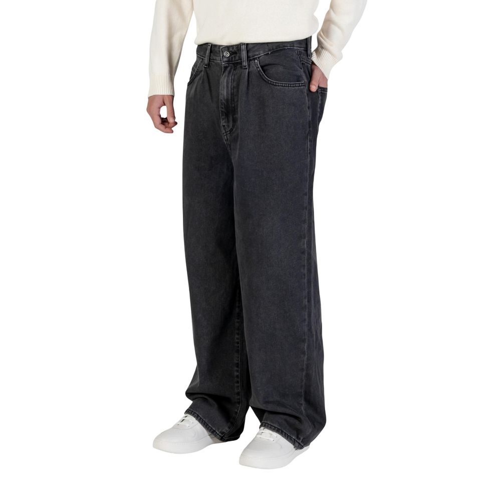 Only & Sons Black Cotton Relaxed Fit Jeans Only & Sons