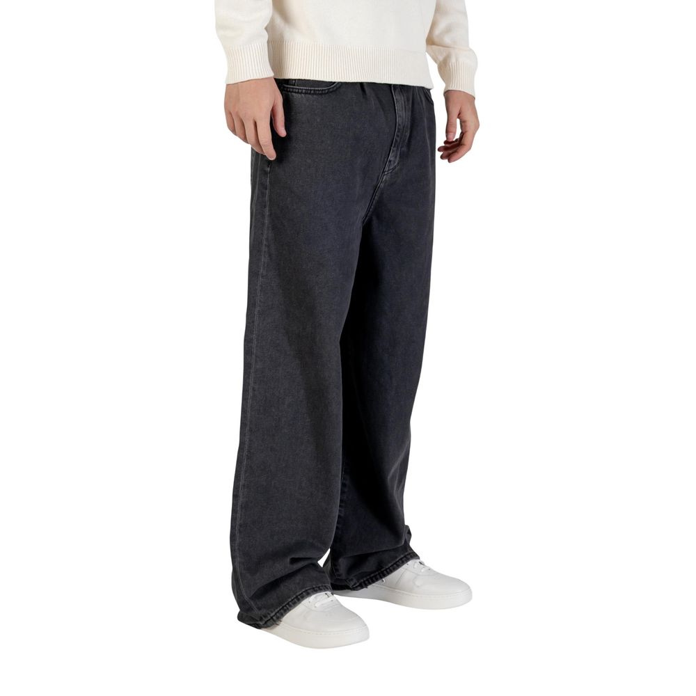 Only & Sons Black Cotton Relaxed Fit Jeans Only & Sons