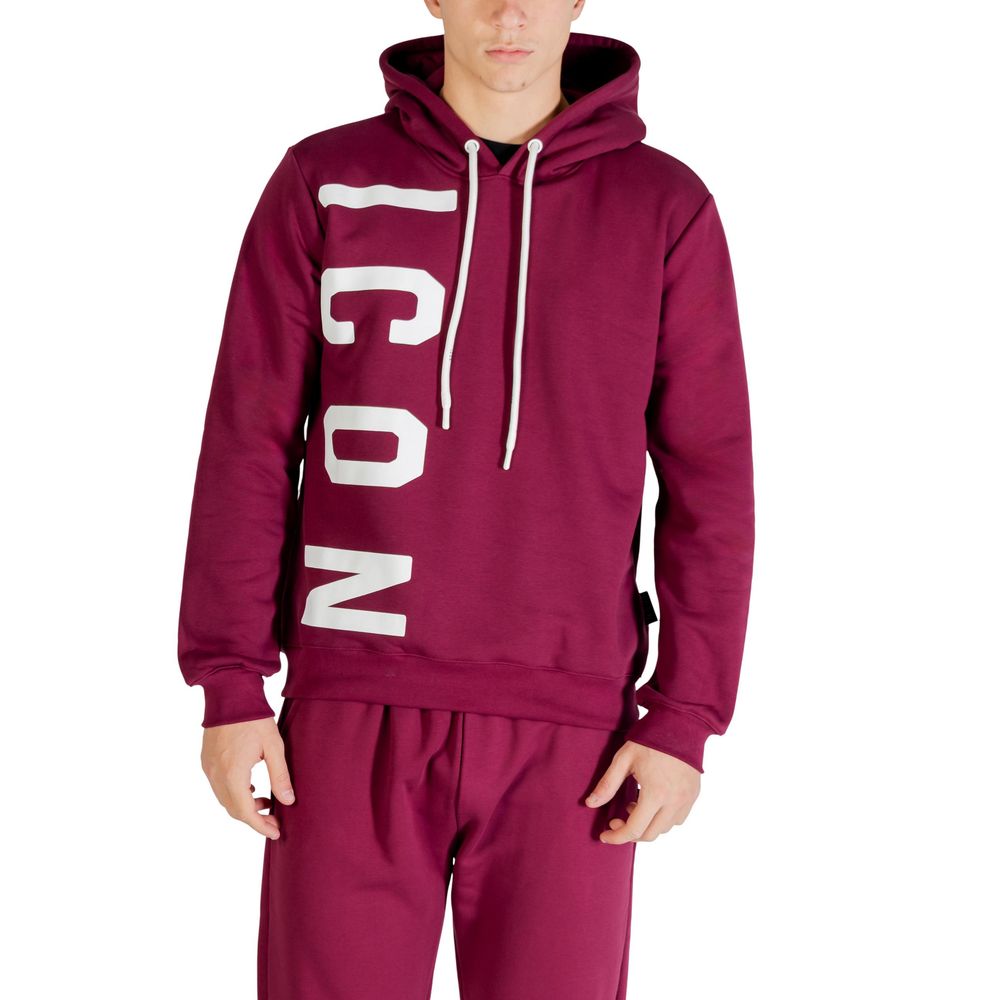 Icon Bordeaux Cotton Hoodie Icon