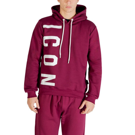 Icon Bordeaux Cotton Hoodie Icon
