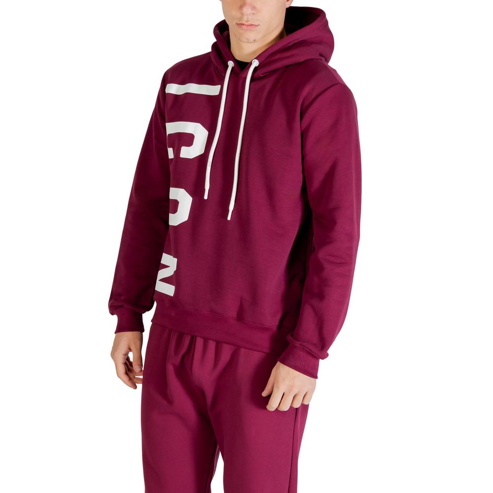 Icon Bordeaux Cotton Hoodie Icon