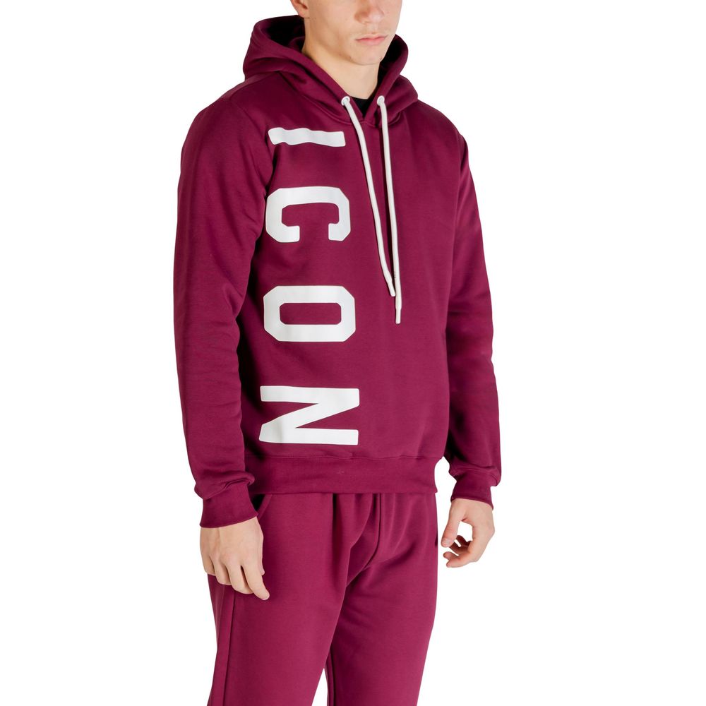 Icon Bordeaux Cotton Hoodie Icon