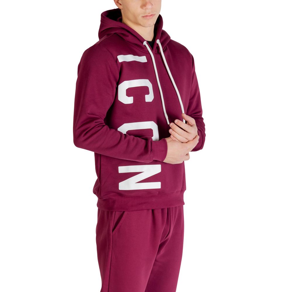 Icon Bordeaux Cotton Hoodie Icon