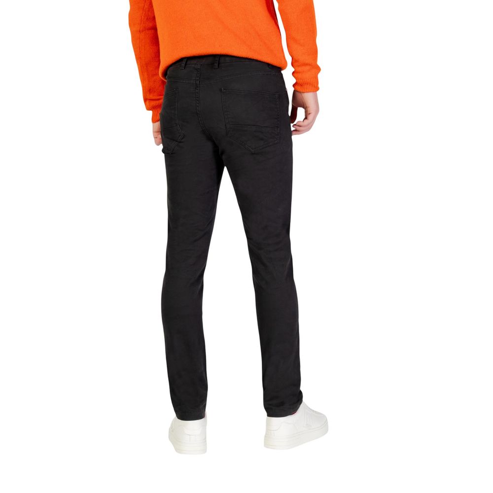Borghese Gray Cotton Skinny Pants Borghese