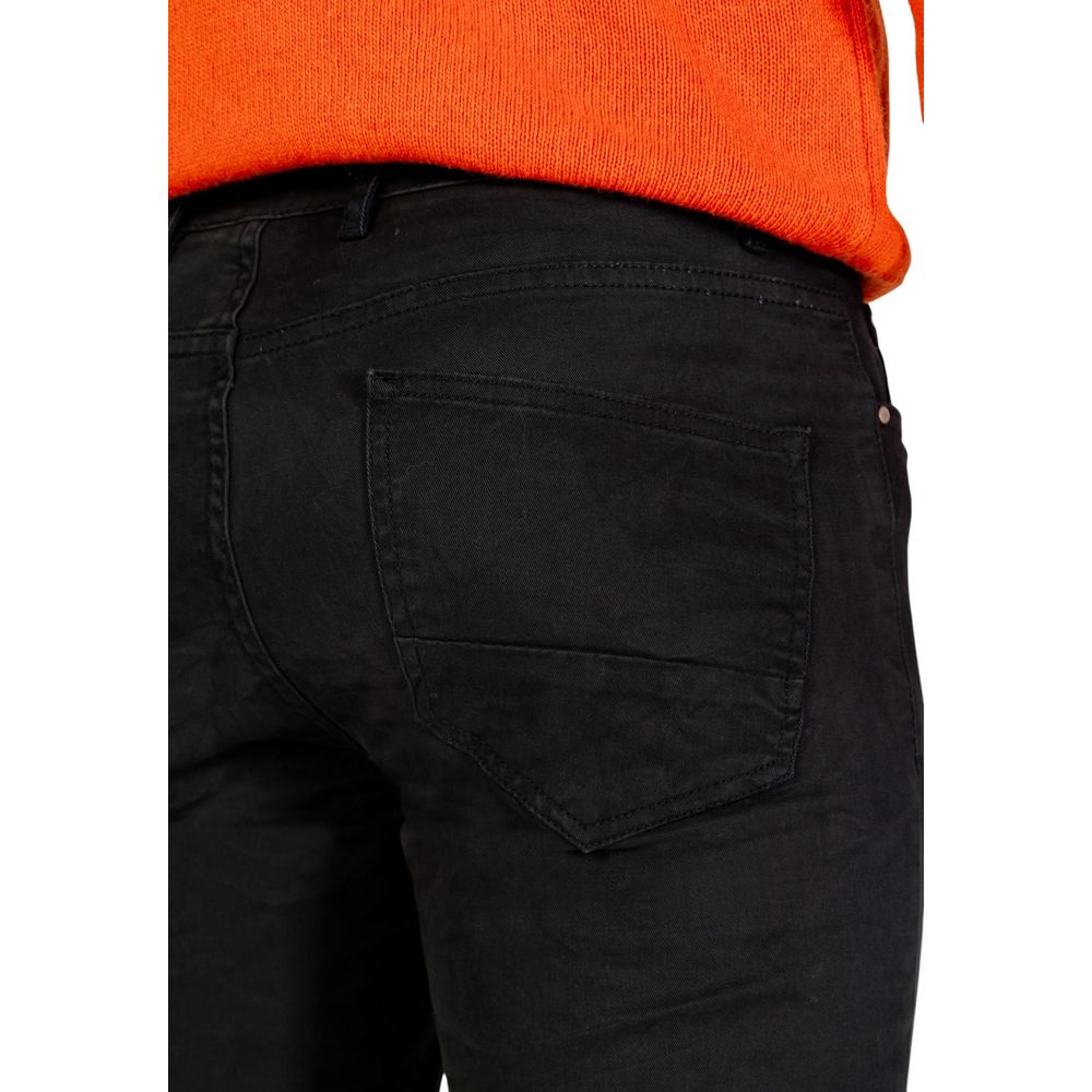 Borghese Gray Cotton Skinny Pants Borghese