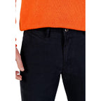 Borghese Blue Cotton Skinny Pants