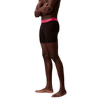 Pink cotton boxer briefs from Calvin Klein Underwear featuring a comfortable fit and iconic branding.