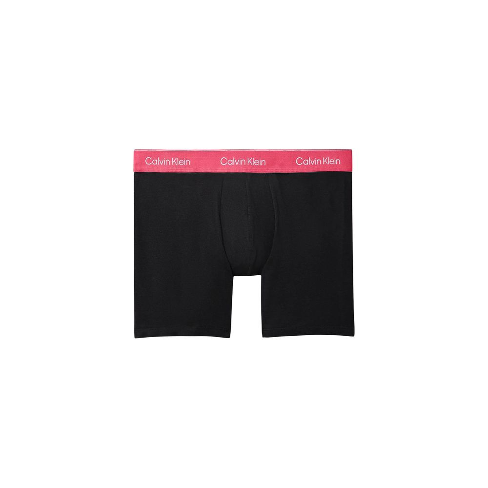 Pink cotton boxer briefs by Calvin Klein Underwear, featuring a comfortable fit and classic design.