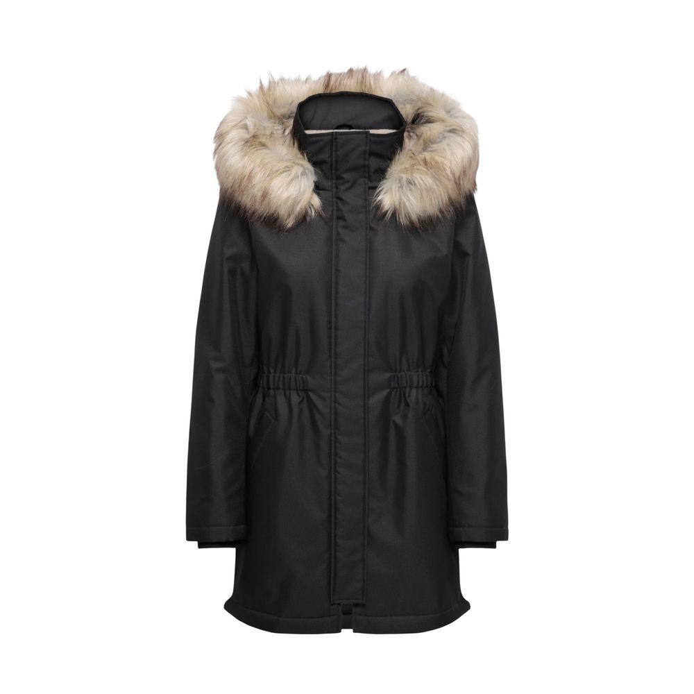 Only Black Recycled Polyester Parka Only