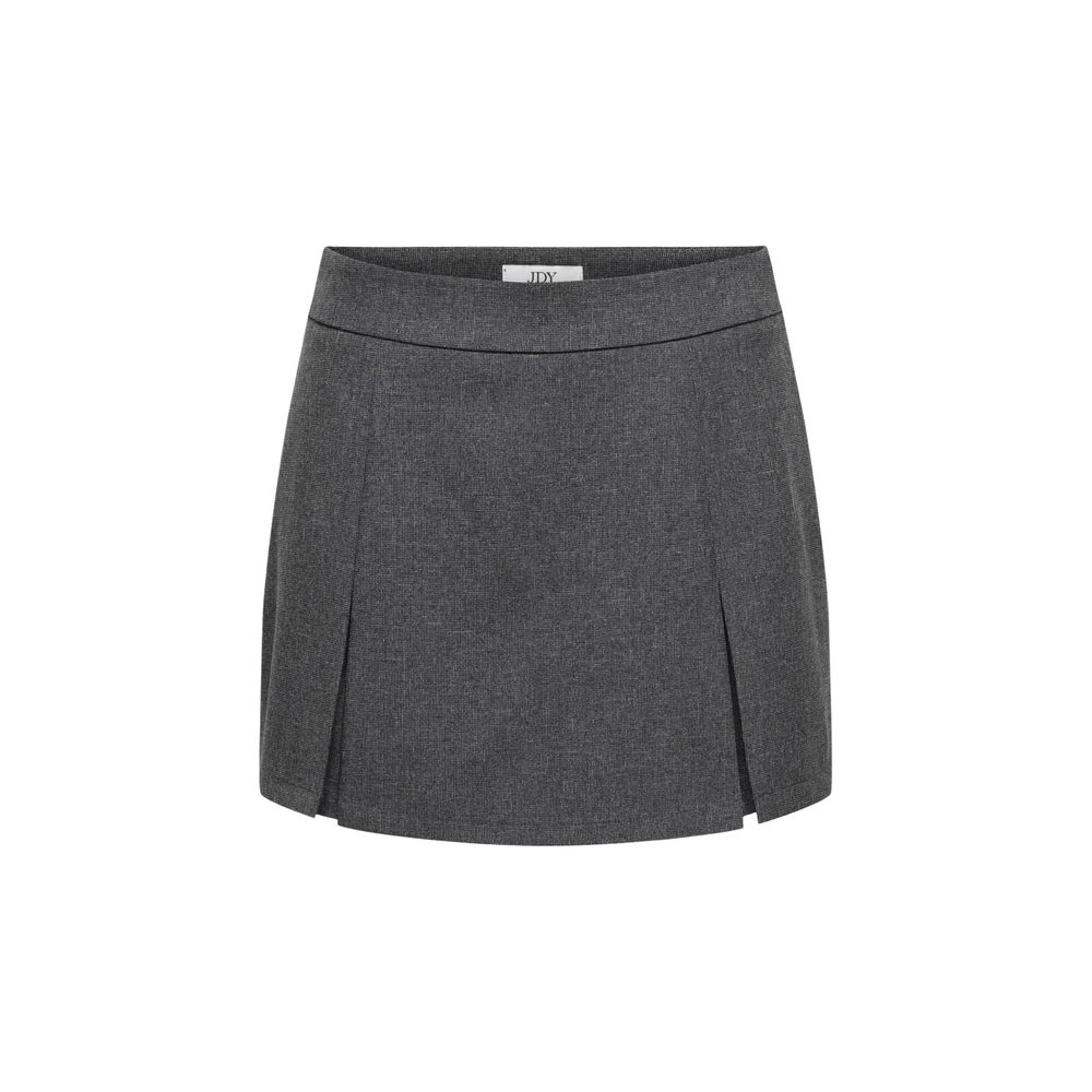 Gray polyester shorts from Jacqueline De Yong with a relaxed fit and casual style, shown on a model.