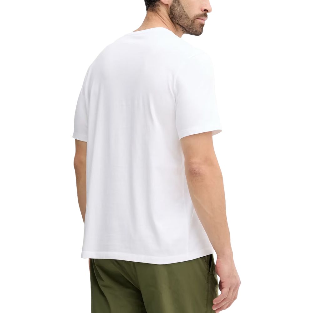 Calvin Klein Jeans White Cotton T-Shirt Calvin Klein Jeans